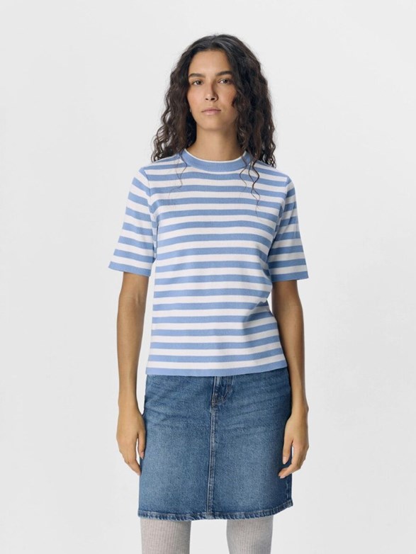 OBJESTER S/S NEW KNIT PULLOVER NOOS