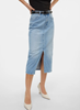 VMVERI HR CALF DENIM SKIRT GA NOOS
