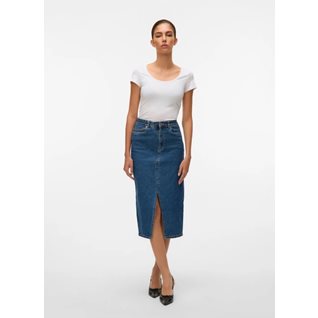 VMVERI HR CALF DENIM SKIRT GA NOOS