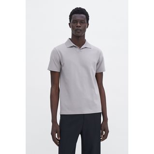 Stretch Cotton Polo T-Shirt