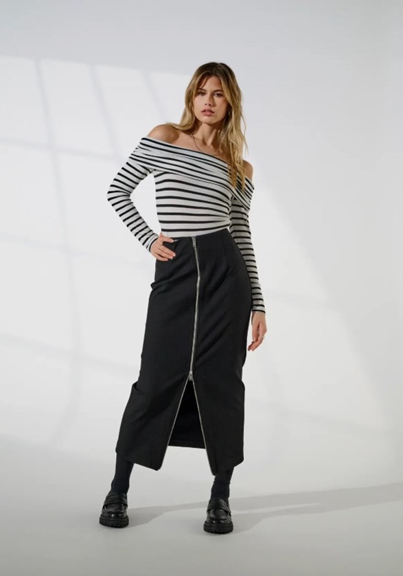 ONLMARCELLA HW LONG ZI SKIRT CC TLR