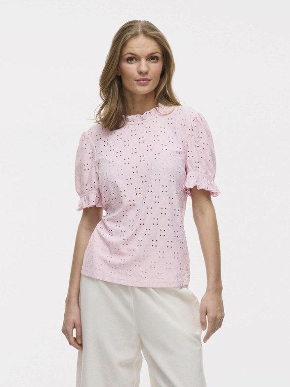 VIKAWA S/S FLOUNCE  TOP/SU - NOOS