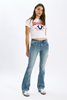BECCA MID RISE BOOT CUT BIG T