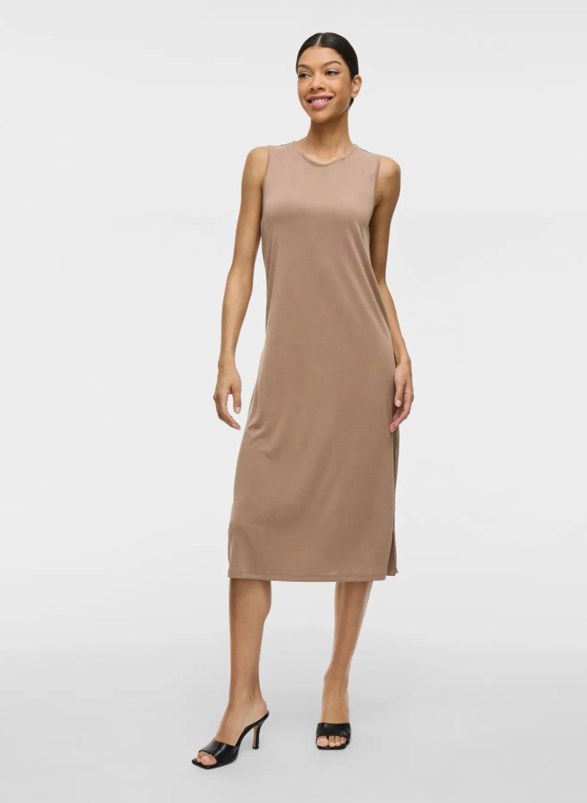 VIMODALA O-NECK S/L DRESS - NOOS