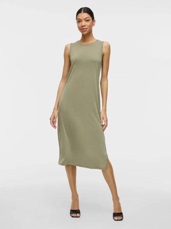 VIMODALA O-NECK S/L DRESS - NOOS