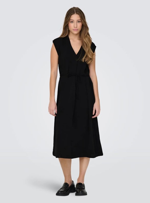 JDYDIVYA LIFE S/L MIDI DRESS WVN DIA
