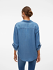 VMBREE 7/8 SLEEVE LOOSE TENCEL SHIRT GA