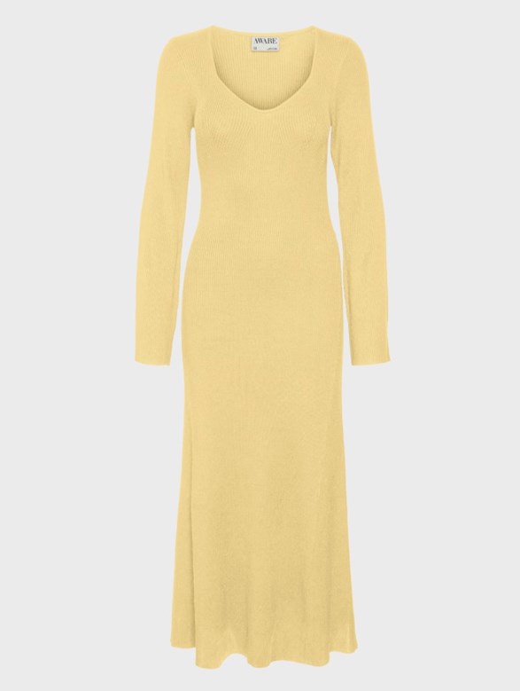 VMJANIS LS SQUARE NECK 7/8 DRESS VMA