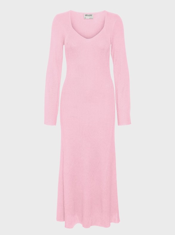 VMJANIS LS SQUARE NECK 7/8 DRESS VMA
