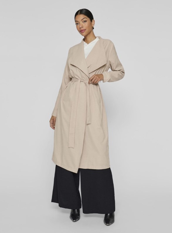 VILANNI L/S LONG TRENCHCOAT - NOOS