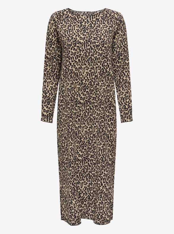 ONLMOLLY L/S PLISSE DRESS CS PTM
