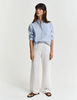 LINEN BLEND PULL ON PANTS