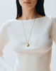 Barley Necklace L Gold