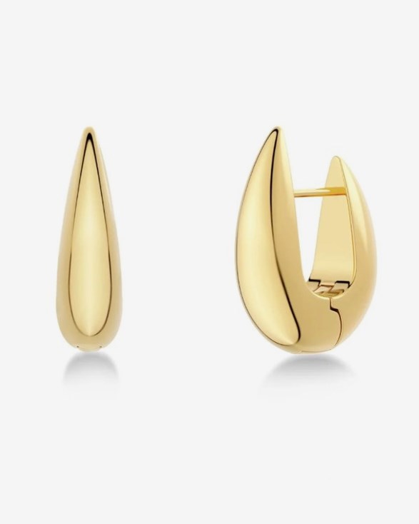 Crest Hoops L Gold