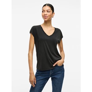 VIMODALA V-NECK S/S TOP/SU - NOOS