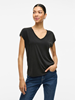VIMODALA V-NECK S/S TOP/SU - NOOS