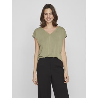 VIMODALA V-NECK S/S TOP/SU - NOOS
