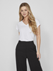 VIMODALA V-NECK S/S TOP/SU - NOOS