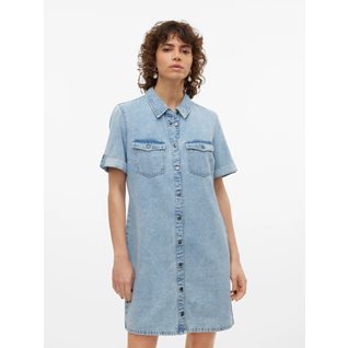 VMJENNIE SS SHORT DENIM DRESS GA NOOS