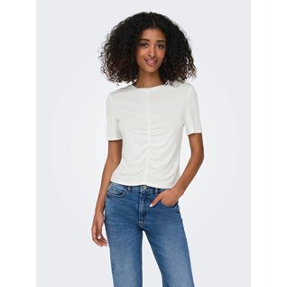 ONLFREE LIFE S/S O-NECK GATHERNG TOP JRS