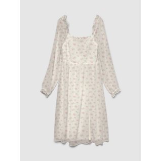 VMSMILLA LS CALF SMOCK DRESS WVN GA