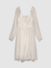 VMSMILLA LS CALF SMOCK DRESS WVN GA