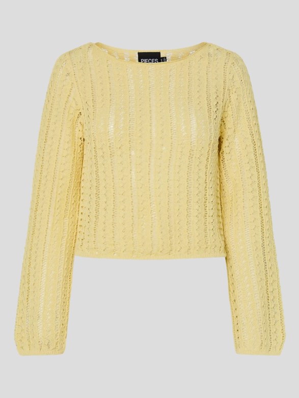 PCSIRI LS SHORT BOATNECK KNIT BC