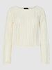PCSIRI LS SHORT BOATNECK KNIT BC