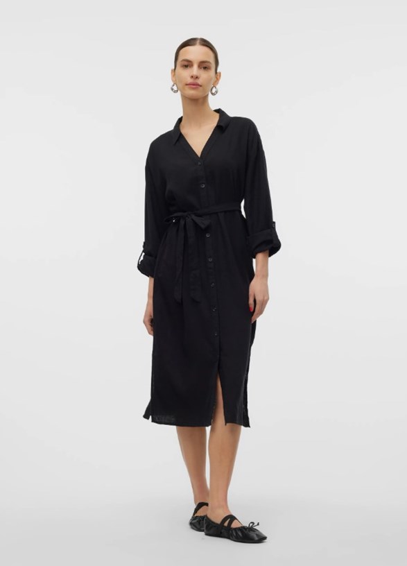 VMLINN LOOSE CALF SHIRT WVN NOOS