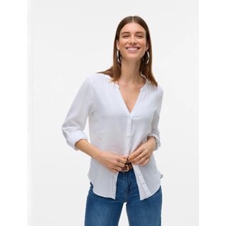 VMLINN LS V-NECK SHIRT WVN NOOS