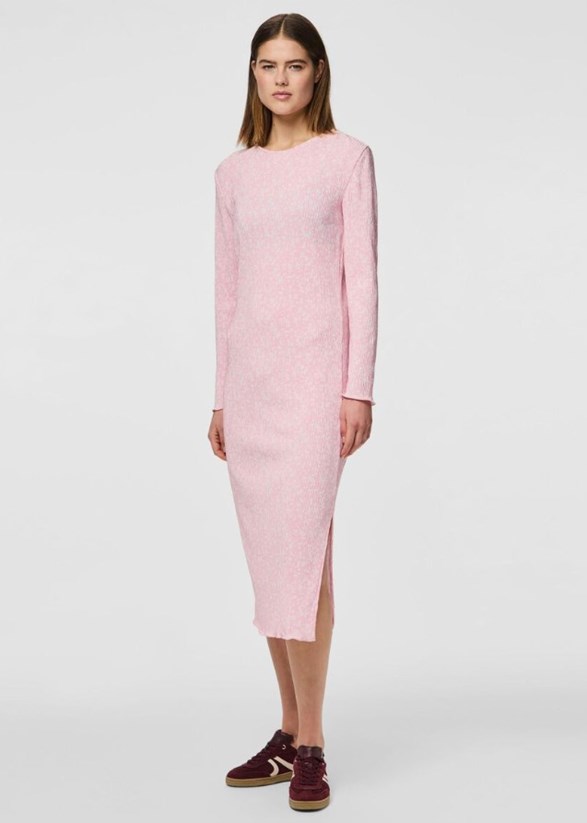 PCFLORA LS MIDI DRESS JRS NOOS BC