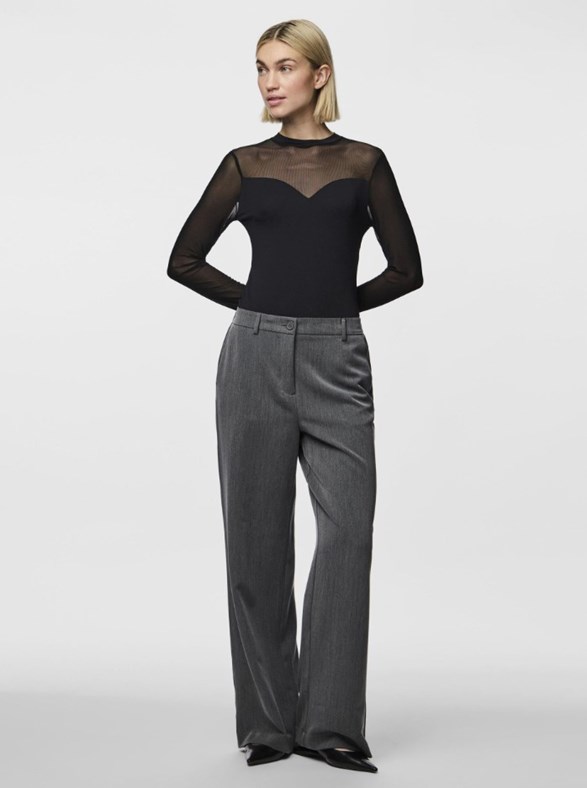 PCMILLY LS MESH BODYSTOCKING NOOS