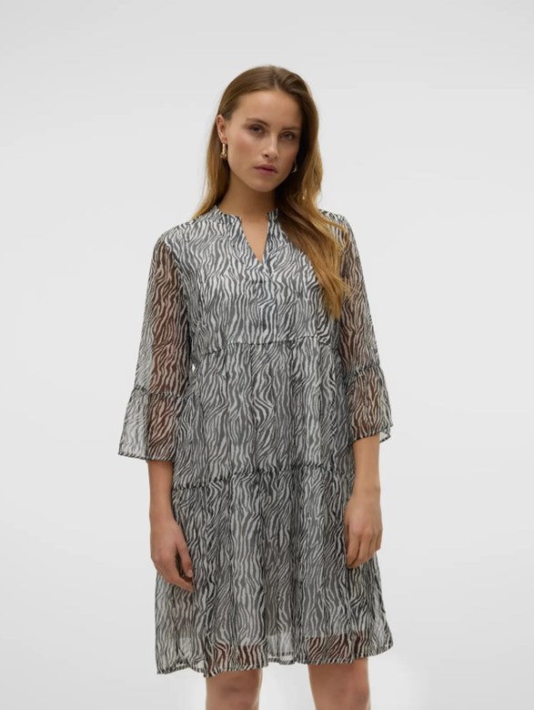 VMSMILLA 3/4 SHORT DRESS WVN GA