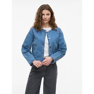 VIREBA L/S O-NECK DENIM JACKET - NOOS