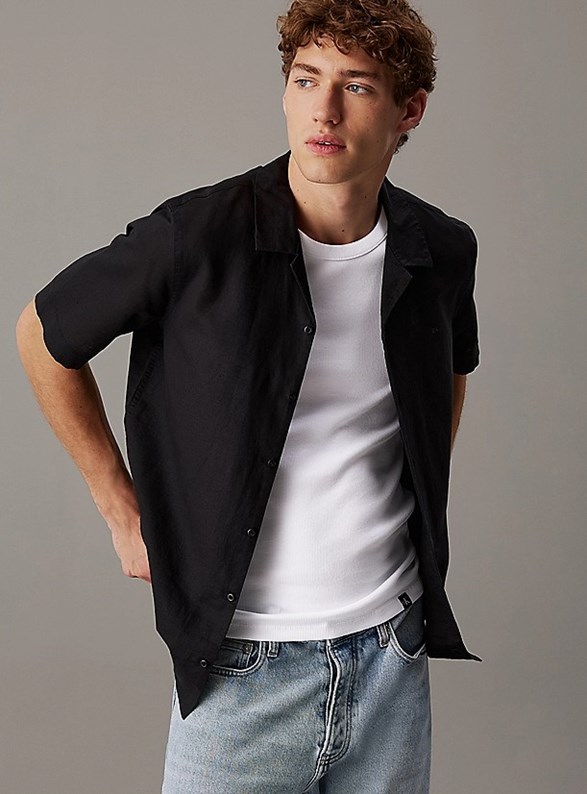 LINEN COTTON CUBAN S/S SHIRT