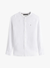 PIGMENT DYE MAO COLLAR SHIRT