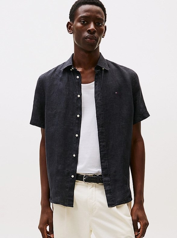 PIGMENT DYED LINEN RF SHIRT S/S