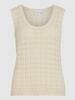 VIDOLISE U-NECK S/L KNIT TOP