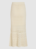 VIDOLISE ANKLE A-LINE KNIT SKIRT