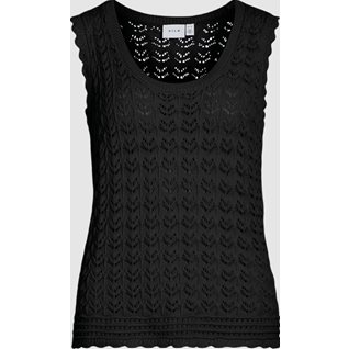 VIDOLISE U-NECK S/L KNIT TOP