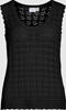 VIDOLISE U-NECK S/L KNIT TOP