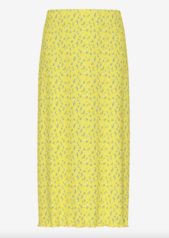 PCFLORA HW MIDI SKIRT JRS BC