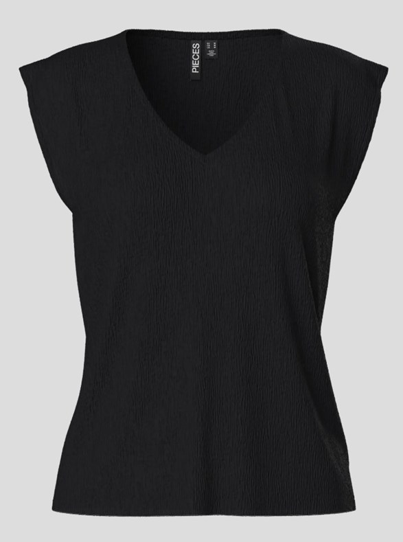 PCFLORA SS V-NECK TOP JRS BC