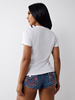 CRYSTAL TR CREW NECK TEE