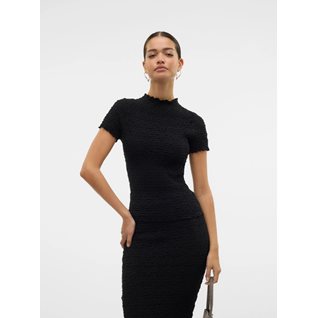 VMREGINA SS HIGH NECK SHORT TOP VMA