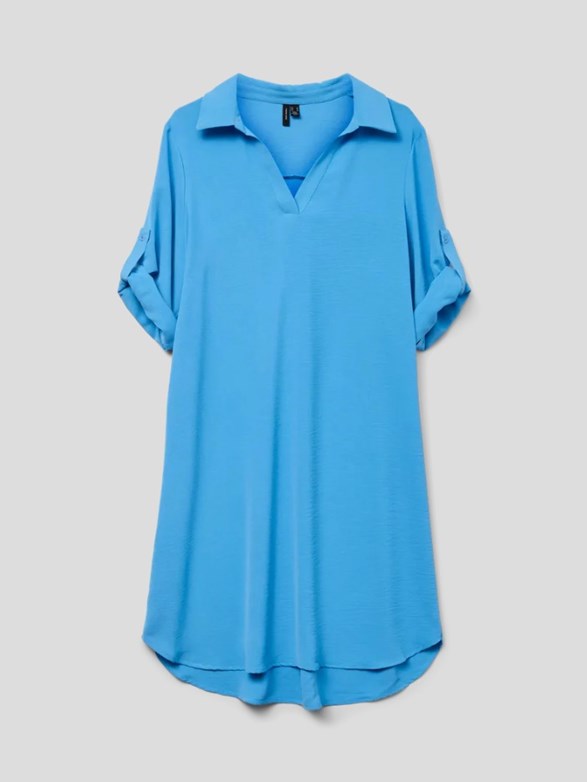 VMALVA SHORT FOLD-UP DRESS WVN GA
