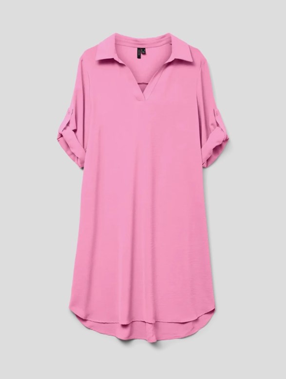 VMALVA SHORT FOLD-UP DRESS WVN GA