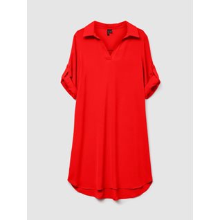 VMALVA SHORT FOLD-UP DRESS WVN GA