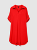 VMALVA SHORT FOLD-UP DRESS WVN GA