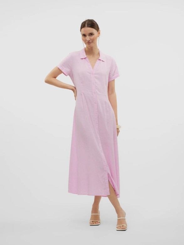 VMLINN SS 7/8 VOLUME DRESS WVN